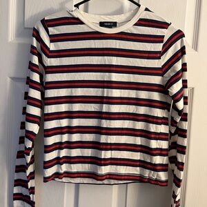 Forever 21 Multicolor Striped Long Sleeve